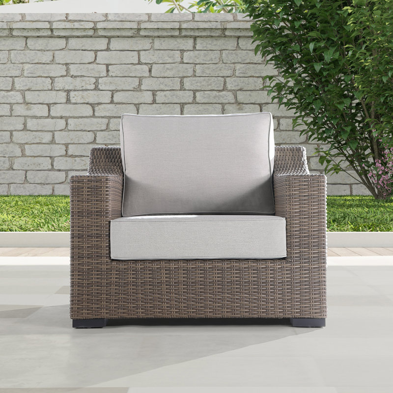 Chaise longue d'extérieur avec coussins Manhattan