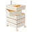 Storage Cabinet Bedside Table Rotating Sofa Side Cabinet Storage Rack With 4 Wheels-590351010