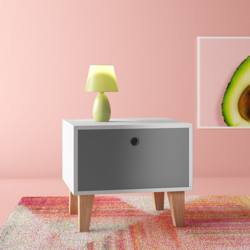 Aleana 53.5 cm W Bedside Table