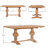 Strickler 6-Person Pine Solid Wood Dining Set-1983109143