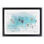 The Hot Air Balloons in Abstract - Picture Frame Graphic Art Print-55737994-55737998