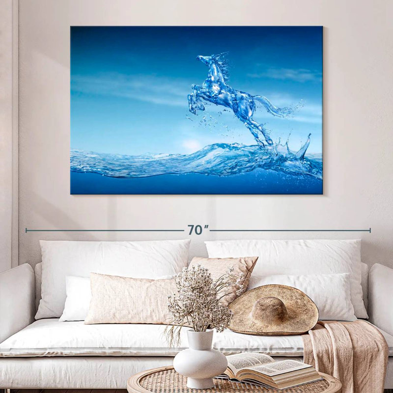 Water Horse, 34" H x 51" W