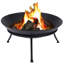 McKenzie Round Cast Iron Smokeless Fire Pit