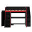 Lit mezzanine avec bureau et rangement Gaming