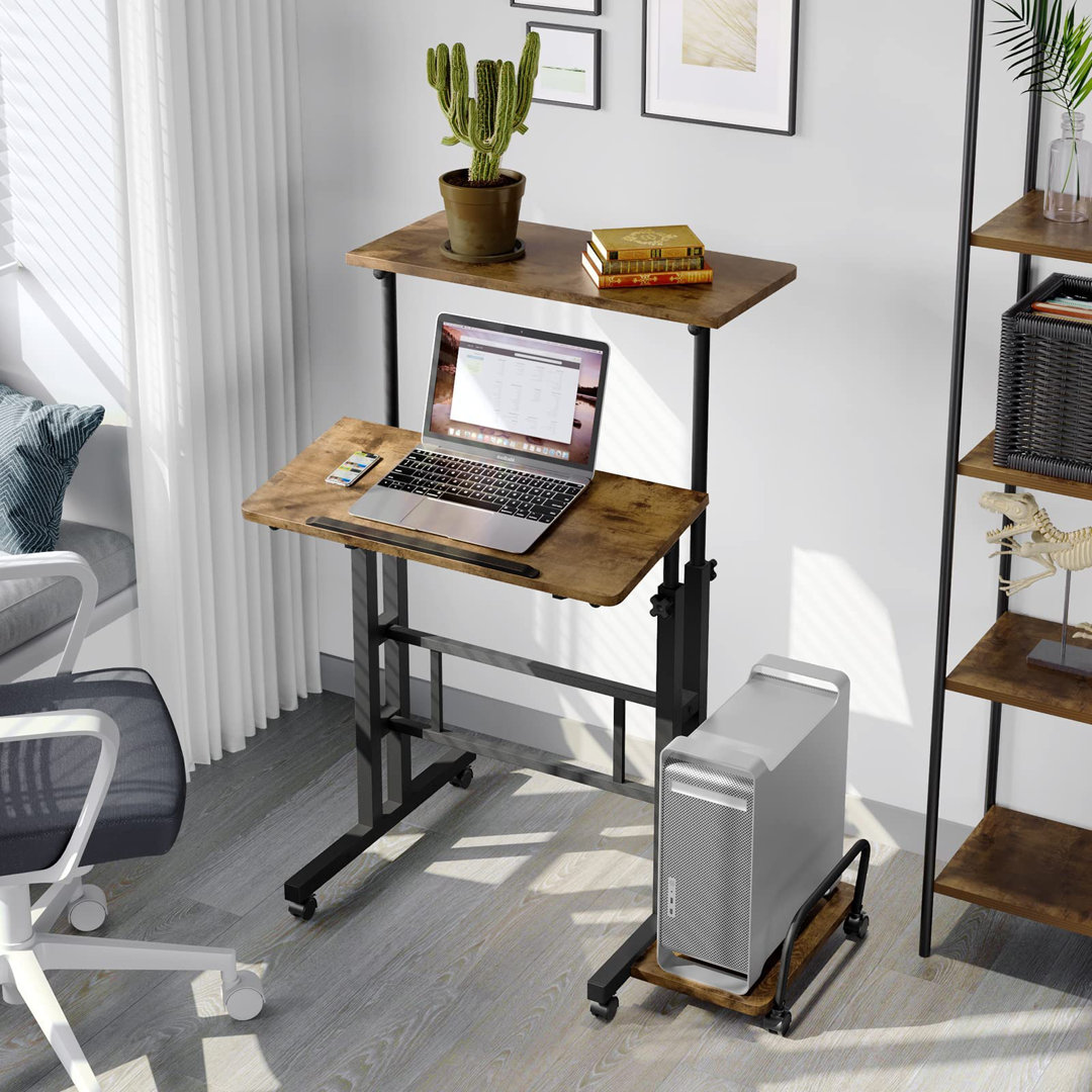 60Cm W Height Adjustable Rectangular Standing Desk