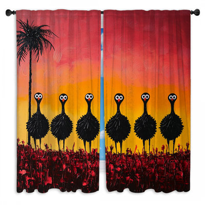 2 panneaux de rideaux obscurcissant Emu