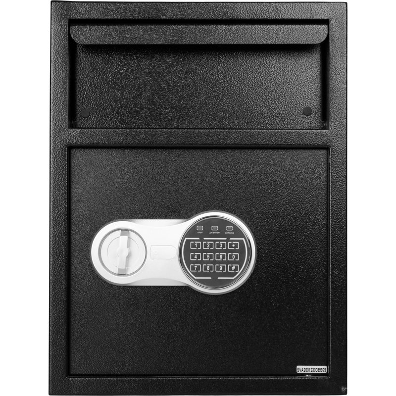 Electronic Safe Box with Key/Dial/Combination Lock