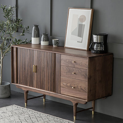 Simple modern Nordic sideboard cabinet