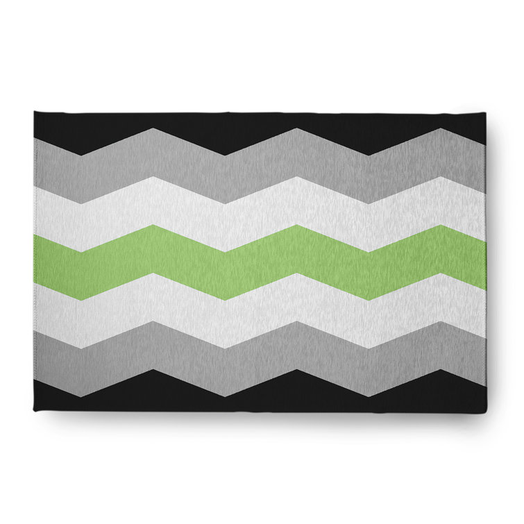 Chenille Chevron Indoor Rug