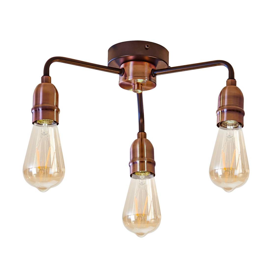 Pelletier 3-Light Semi Flush Mount