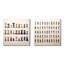 Ensemble de 2 carrés gris pour enfants-950901494