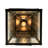 Double Bar Mission Solid Brass Armed Sconce