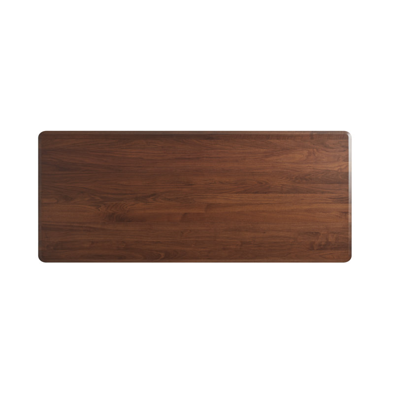 Keeps Solid Wood Dining Table, Walnut, 42" W x 100" L