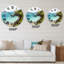 Petit bateau arrivant à Green Bay - Horloge murale nautique et côtière-59914782