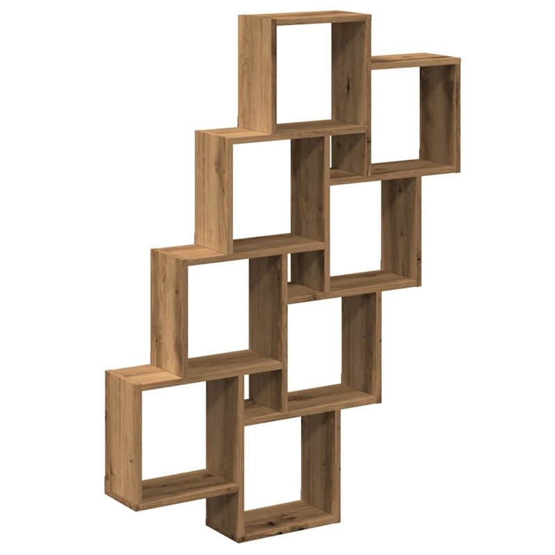 Gladi 8 Piece Cube Shelf, Artisan Oak