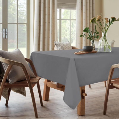 1 Piece Square Tablecloth Waterproof Stain and Wrinkle Resistant Washable Table Cloth, Decorative Fabric Table Cover for Kitchen Dining Room Party and Outdoor Use