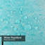 Rideau de douche abstrait rayé bleu pastel à 12 crochets-1553204391