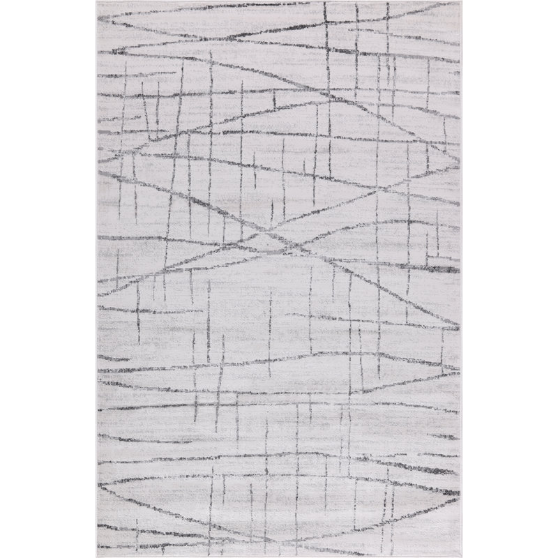 Low-Pile Pierce Rug, Rectangle 6'5" x 9'5"