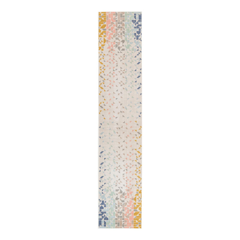 Mcburney Geometric Indoor Rug, Runner 2' x 10'