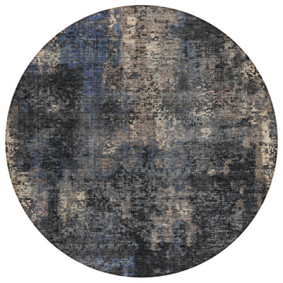Yoshino Washable Abstract Indoor / Outdoor Rug