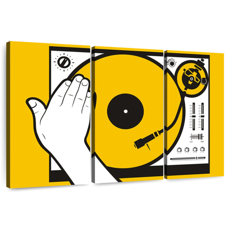 Abarca DJ Vinyl Scratch, 32" H x 50" W
