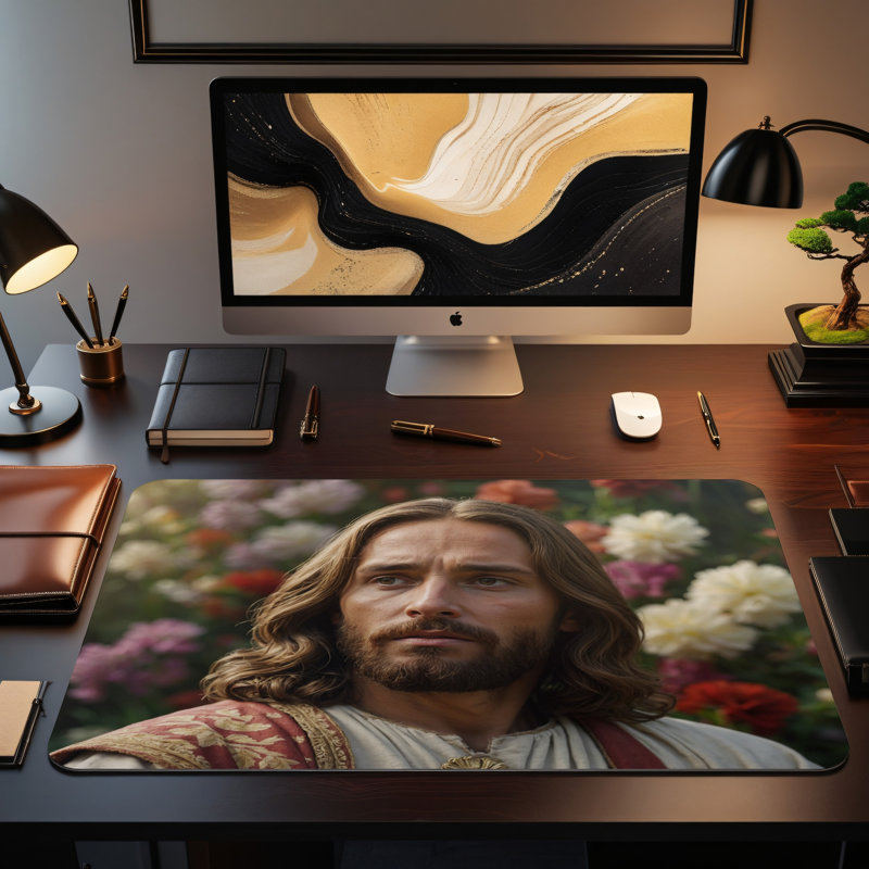 Polyester Desk Pad, 31.5x15.5
