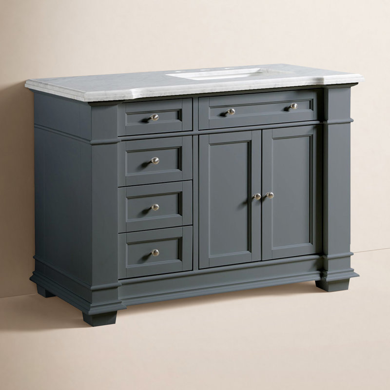 48 in. Handmade Single Vanity, Gray