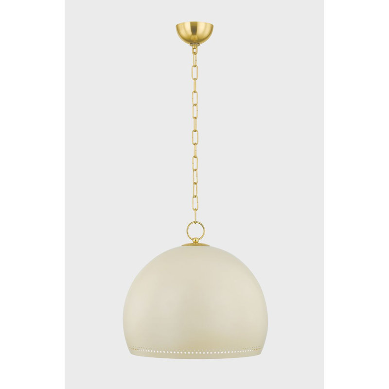 Luminaire suspendu 1 lumière Etna, H 15,25 po x l 17,75 po x P 17,75 po