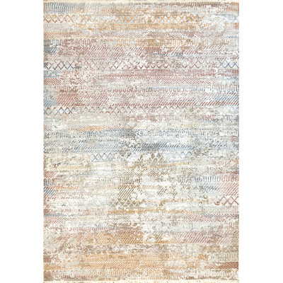 Tapis ivoire / rouge Huhn