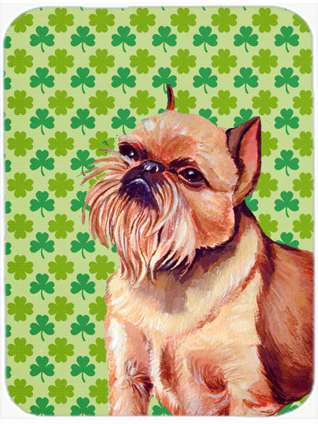 Planche à découper en verre à caroline bruxelles griffon bruxellois st. patrick Shamrock Lucky Irish