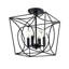 Plafonnier semi-encastré 4 lumières Gracie Oaks Dumais-1340347946