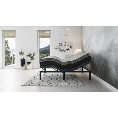 Base de lit grand ajustable Os25, avec massage et fabrication en acier