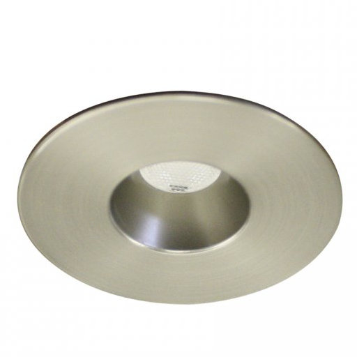 Miniature 1.25'' LED Open Recessed Trim, Brushed Nickel, 4500K