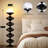 Hemispherical Acrylic Lampshade Floor Lamp