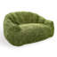 Pouf géant, canapé, 140 x 98 x 61 cm, tissu en peluche, salon moderne-1377980088