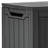 80 Gallon Outdoor Storage Cabinet with Rattan Pattern Lockable & Weather Resistant-109048587