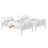 White Slatted Headboard Twin/Twin Bunk Bed