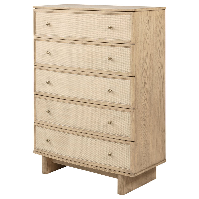 Commode 5 tiroirs Coastal Tall