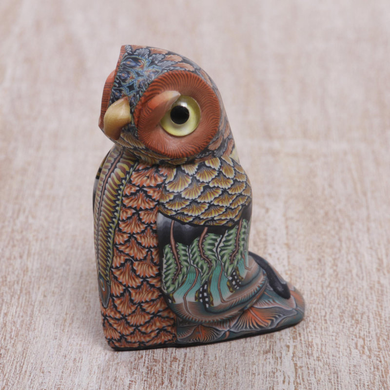 Handmade Animals Decorative Object, 2.6" H x 1.3" W x 1.8" D