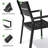 Jaquese Aluminum Outdoor Stacking Dining Armchair