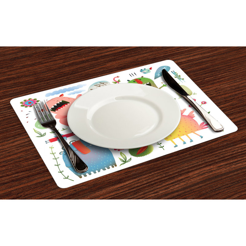 Polyester Patterned Rectangle Placemat