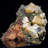 Wulfenite on Mottramite - Mina Ojuela, Mexico