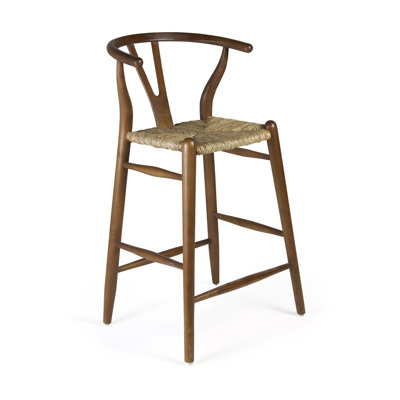 Nimes Counter Stool with Solid Wood Frame