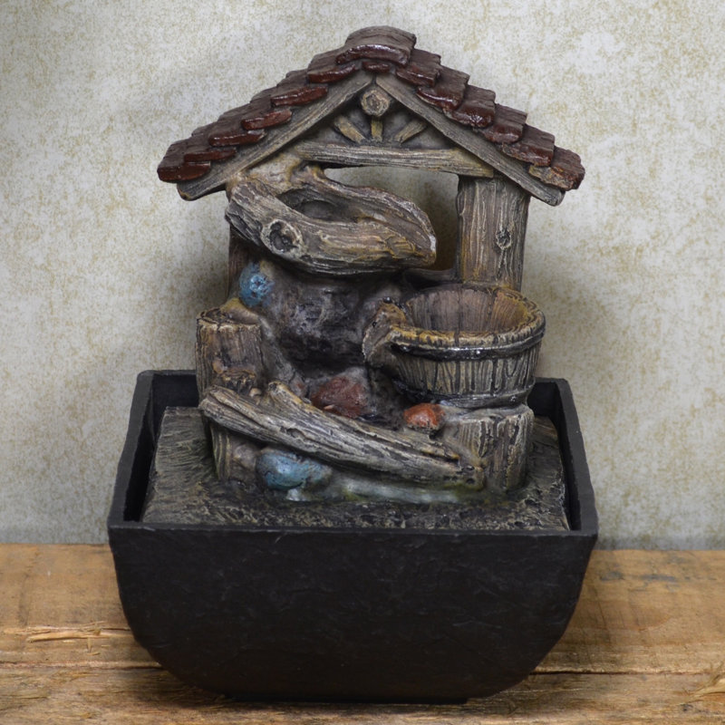 Darrin Indoor Rock Fountain with Lights