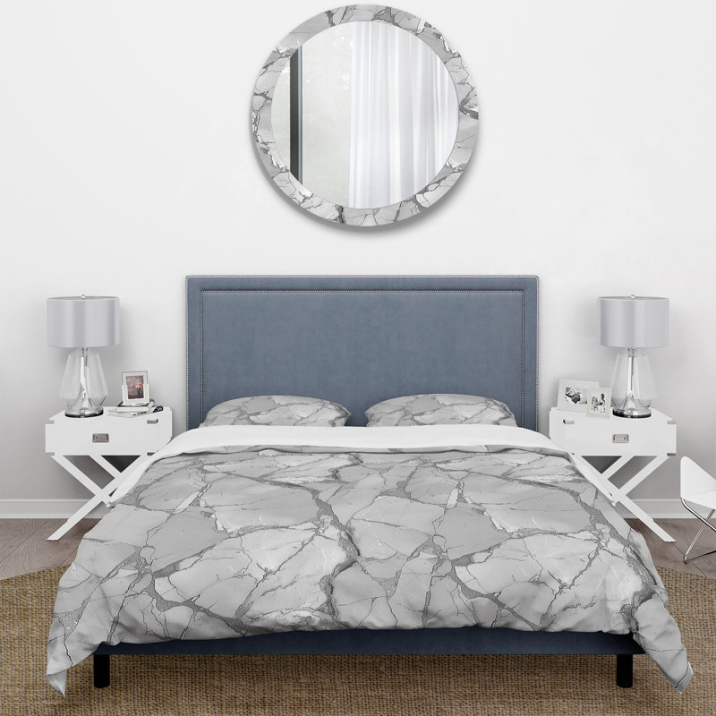 Ensemble de housse de couette Traditional, Housse de couette pour grand lit et 2 taies décor