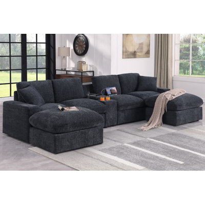 Bonaira Modular Sectional With Cupholder Console