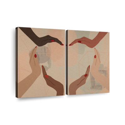 «Diversity Heart», reproduction sur toile