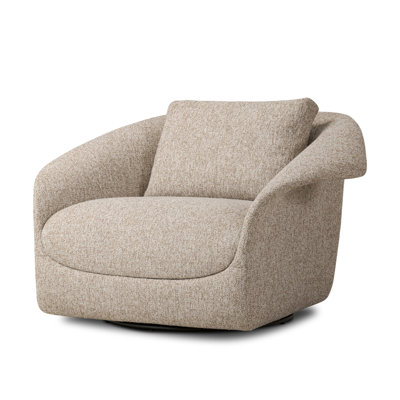 Latongia Upholstered Swivel Armchair -  Orren Ellis, 3498E2E57569419E9519E84ED19251A3