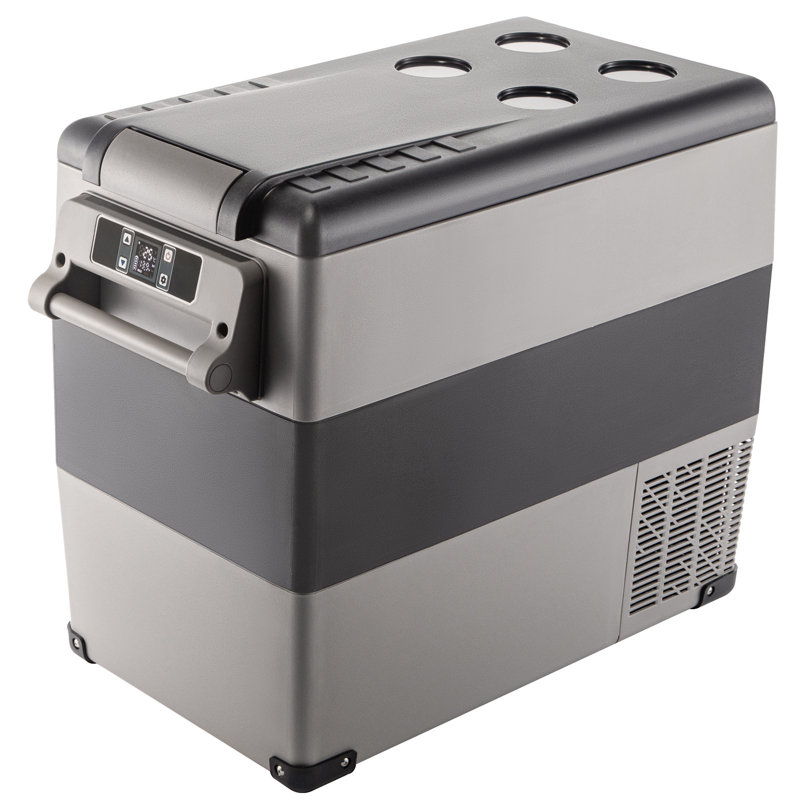 VEVOR 12V Car Refrigerator 55L Portable RV Freezer with App Control(-4℉~68℉) Dual-Zone Car Fridge