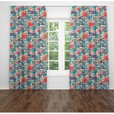 Paire de rideaux obscurcissant en polyester Antares